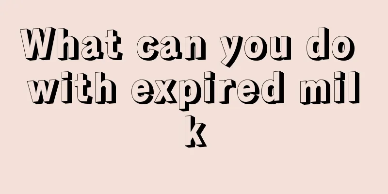What can you do with expired milk