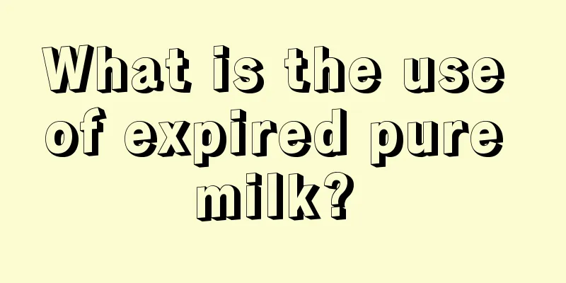 What is the use of expired pure milk? 