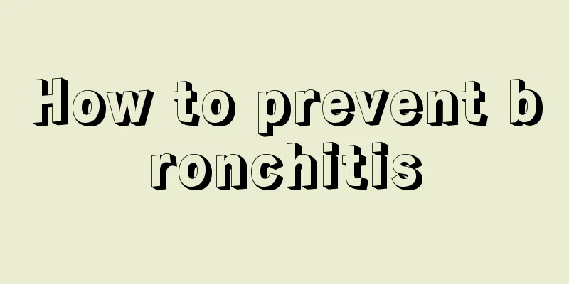 How to prevent bronchitis