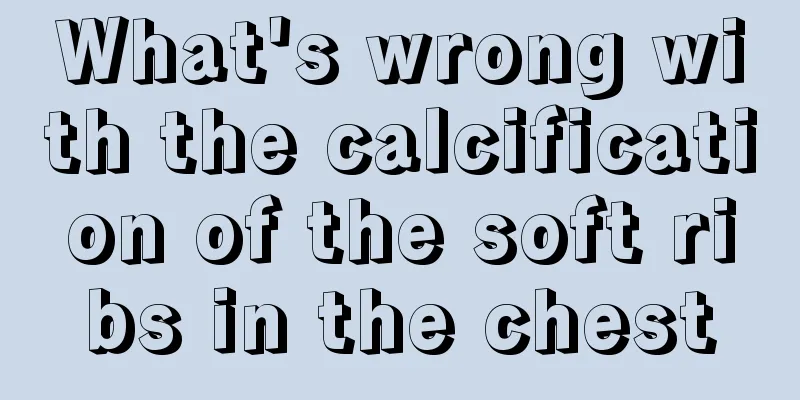 What's wrong with the calcification of the soft ribs in the chest