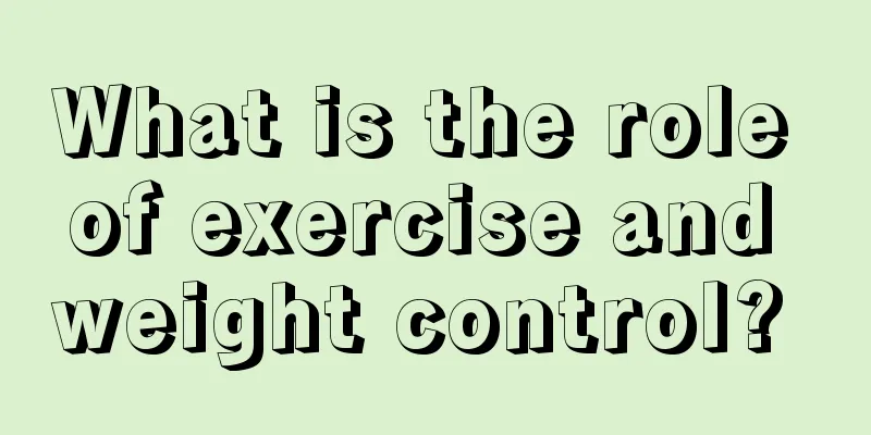 What is the role of exercise and weight control? 