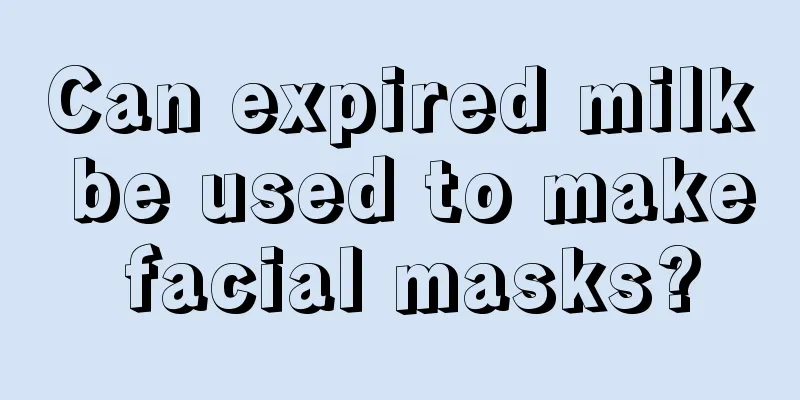 Can expired milk be used to make facial masks?