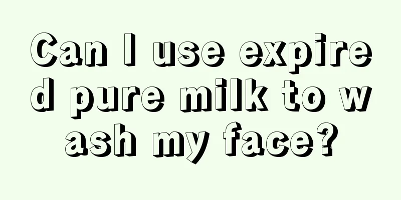 Can I use expired pure milk to wash my face?