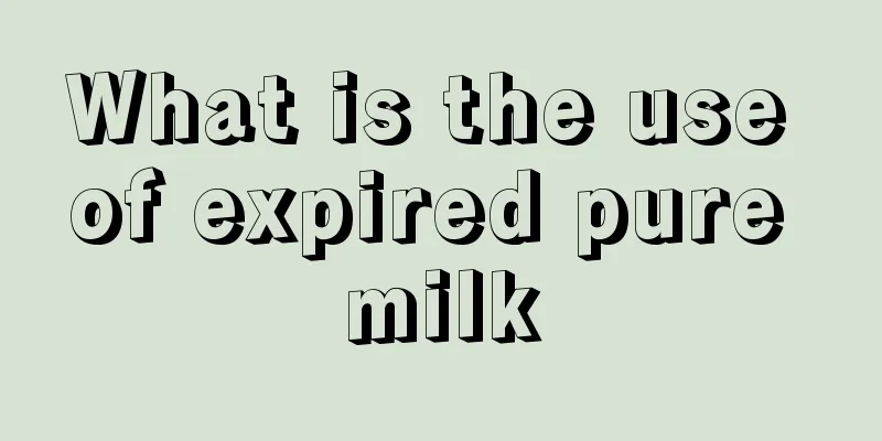 What is the use of expired pure milk