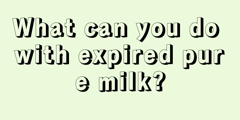 What can you do with expired pure milk?