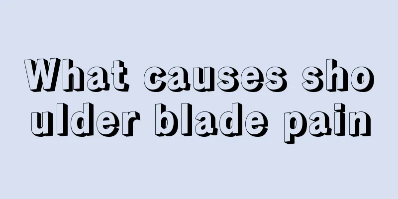What causes shoulder blade pain