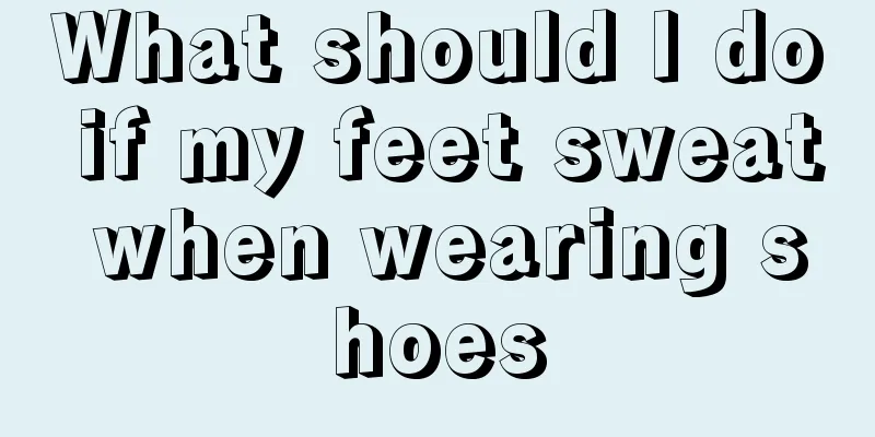 What should I do if my feet sweat when wearing shoes