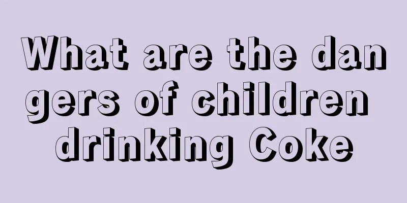 What are the dangers of children drinking Coke