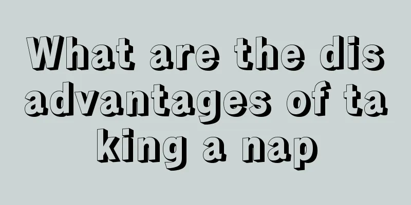 What are the disadvantages of taking a nap