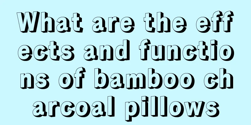 What are the effects and functions of bamboo charcoal pillows