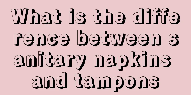 What is the difference between sanitary napkins and tampons