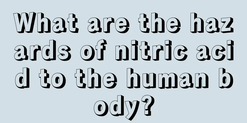 What are the hazards of nitric acid to the human body?