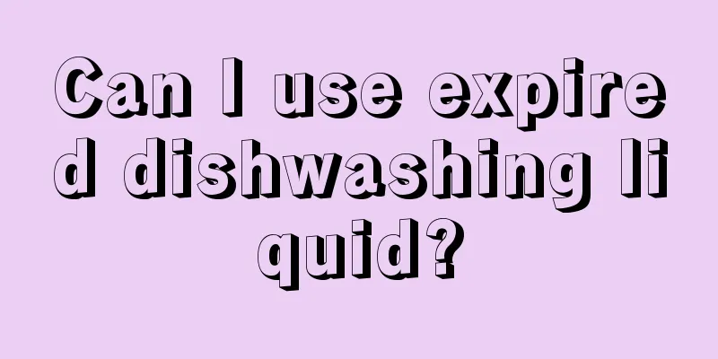 Can I use expired dishwashing liquid?