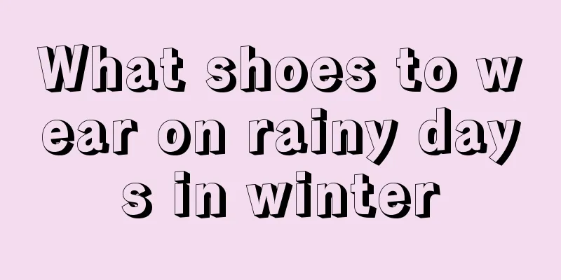 What shoes to wear on rainy days in winter