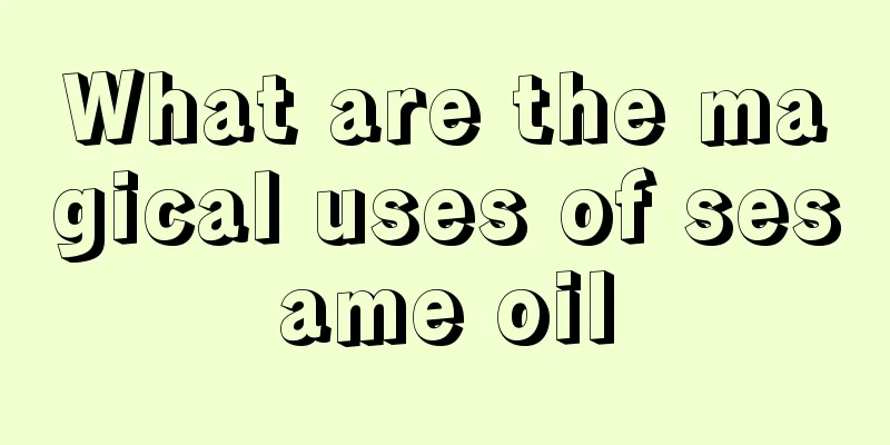 What are the magical uses of sesame oil