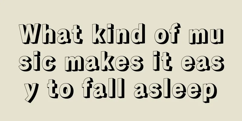 What kind of music makes it easy to fall asleep