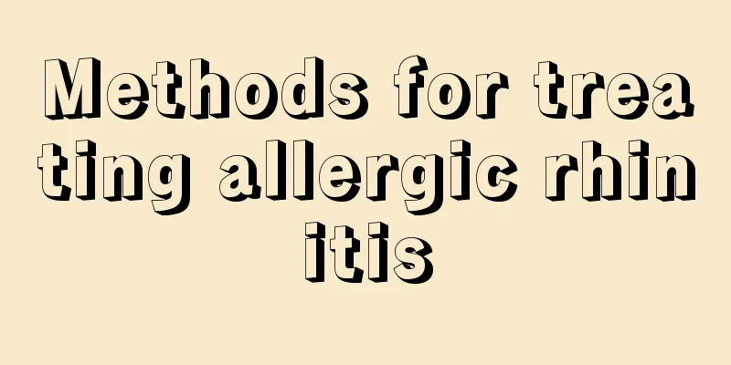 Methods for treating allergic rhinitis