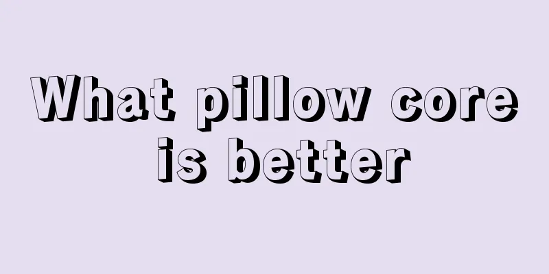 What pillow core is better