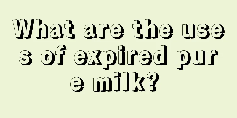 What are the uses of expired pure milk? 