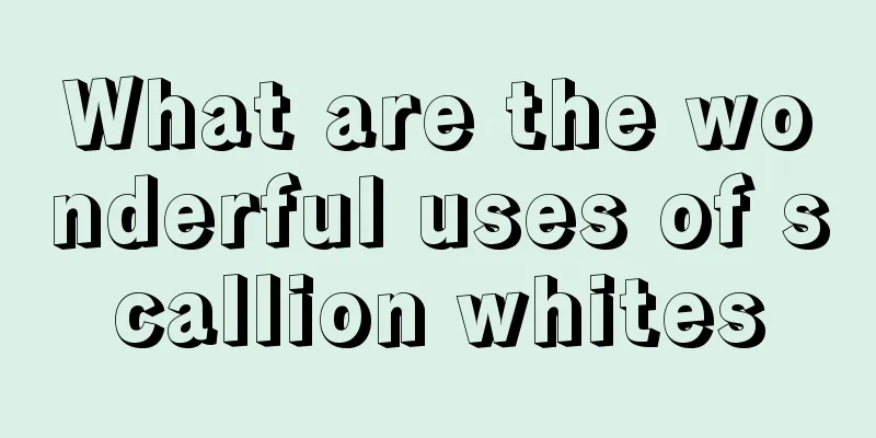 What are the wonderful uses of scallion whites