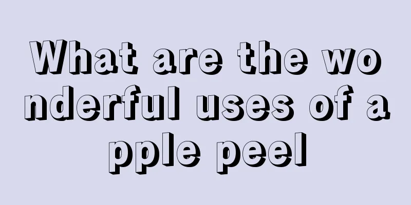 What are the wonderful uses of apple peel