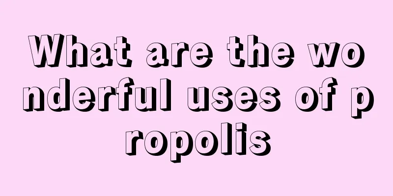 What are the wonderful uses of propolis
