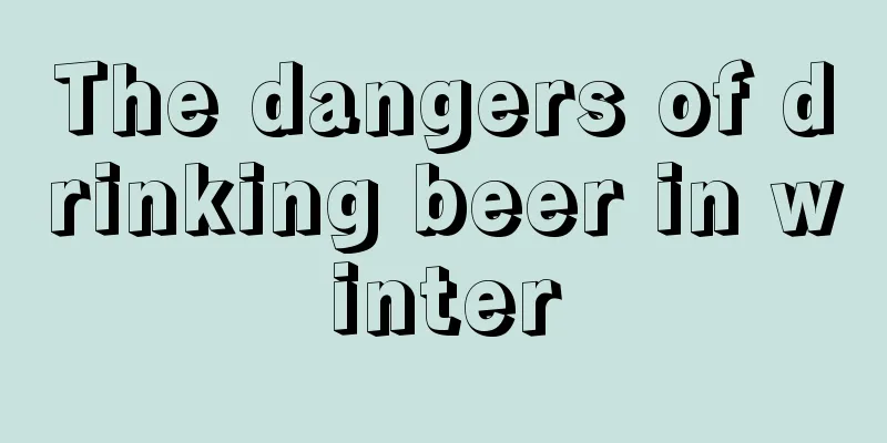 The dangers of drinking beer in winter