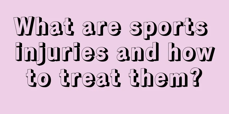 What are sports injuries and how to treat them? 