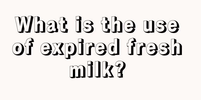 What is the use of expired fresh milk? 