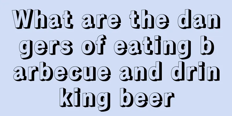 What are the dangers of eating barbecue and drinking beer