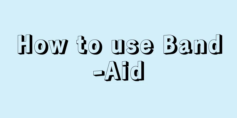 How to use Band-Aid