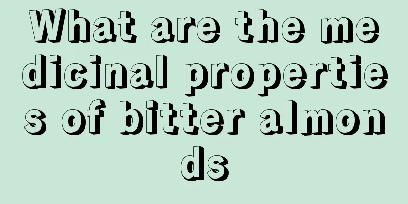 What are the medicinal properties of bitter almonds