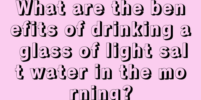 What are the benefits of drinking a glass of light salt water in the morning?