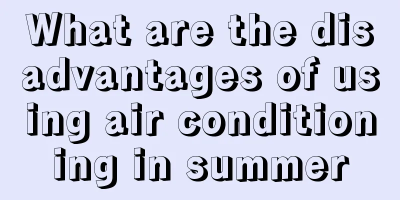 What are the disadvantages of using air conditioning in summer