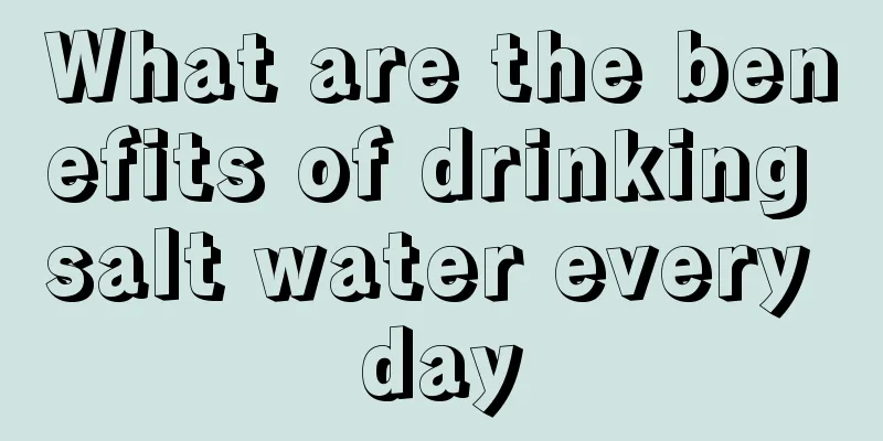 What are the benefits of drinking salt water every day