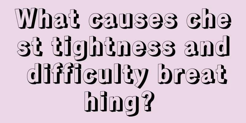 What causes chest tightness and difficulty breathing? 