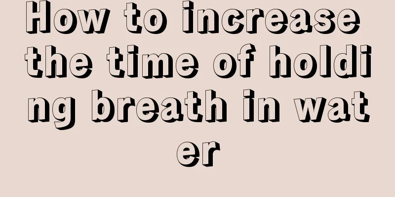 How to increase the time of holding breath in water