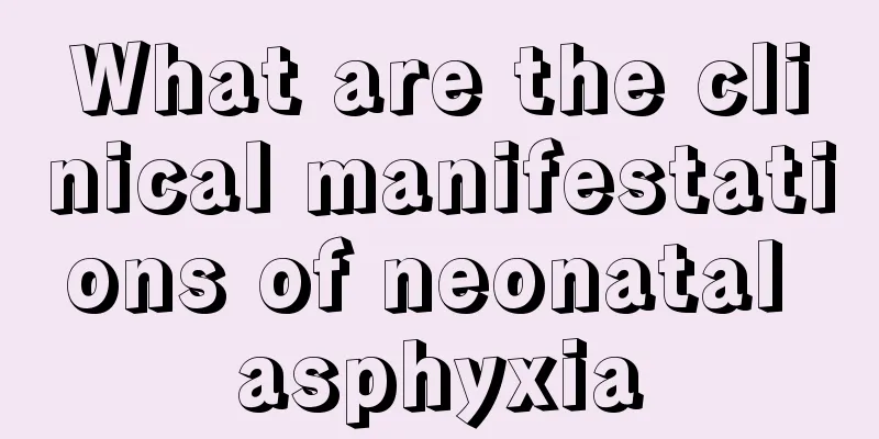 What are the clinical manifestations of neonatal asphyxia