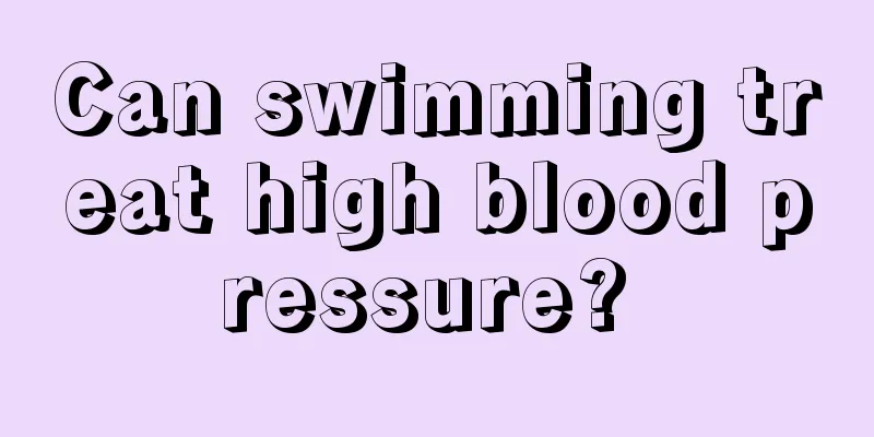 Can swimming treat high blood pressure? 