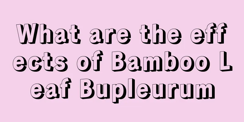 What are the effects of Bamboo Leaf Bupleurum