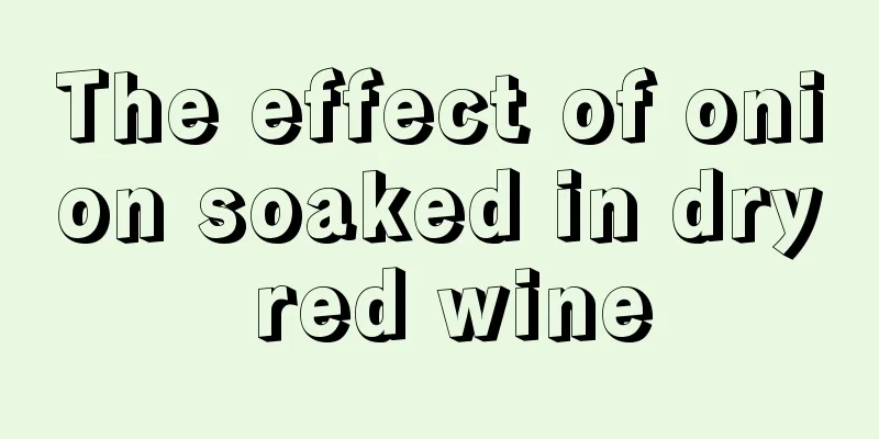 The effect of onion soaked in dry red wine