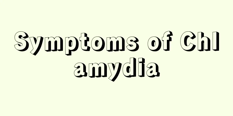Symptoms of Chlamydia