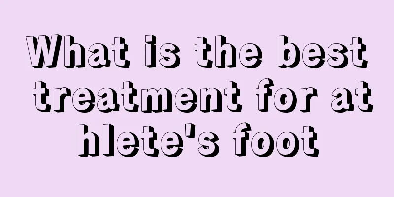 What is the best treatment for athlete's foot