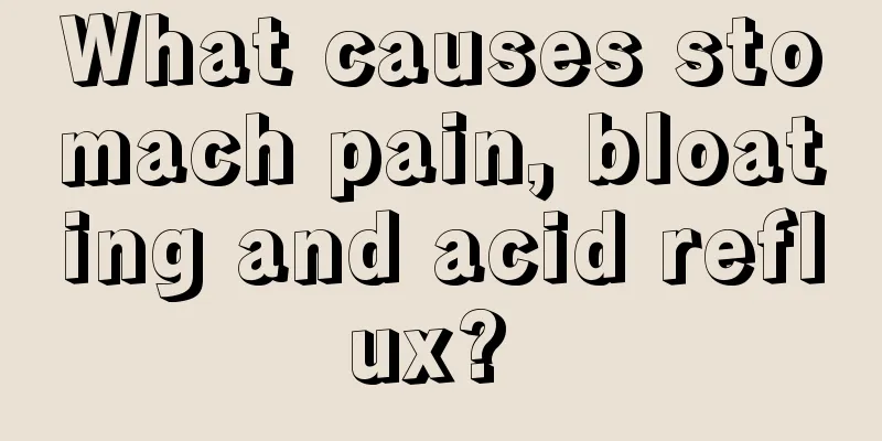 What causes stomach pain, bloating and acid reflux? 
