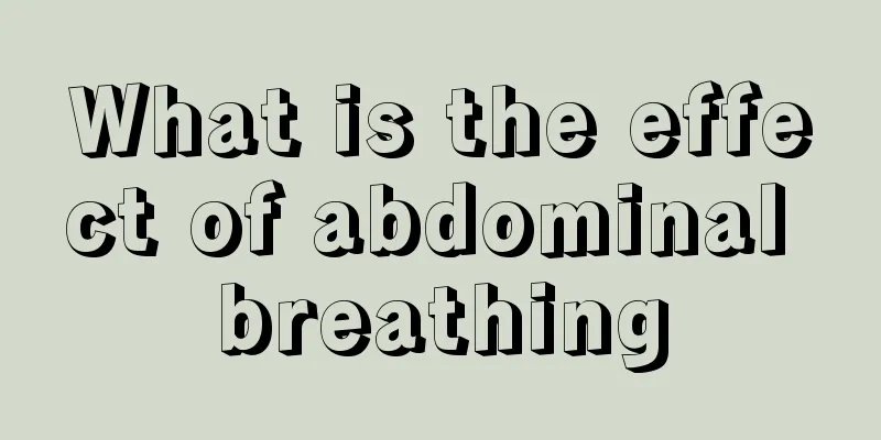 What is the effect of abdominal breathing