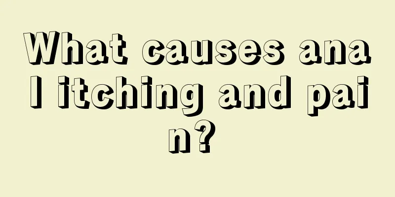 What causes anal itching and pain? 