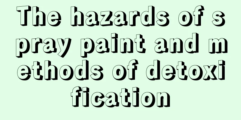 The hazards of spray paint and methods of detoxification