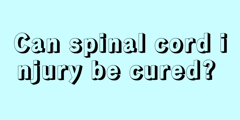 Can spinal cord injury be cured? 