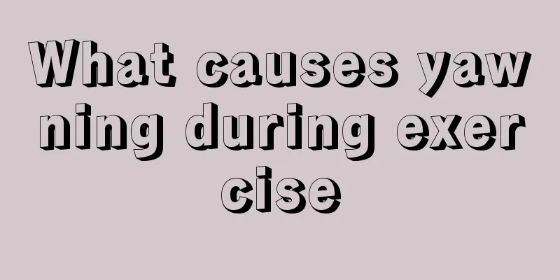 What causes yawning during exercise