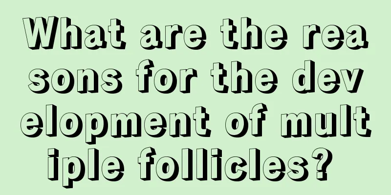 What are the reasons for the development of multiple follicles? 